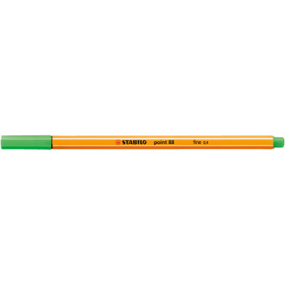 Rostirón, tűfilc 0,4mm, STABILO Point 88 világoszöld