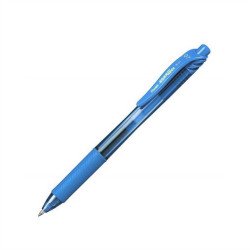 Rollertoll zselés golyóátmérő 0,7 mm, Pentel EnerGelX BL107-SX, írásszín világoskék Rollertoll PENTEL