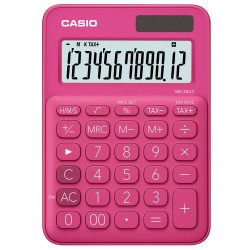 Számológép asztali 12 digit nagy kijelző Casio MS 20 UC magenta Számológép Casio