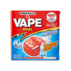 Szúnyogriasztó elektromos készülék lapkához&folyadékhoz+szúnyogirtó folyadék 60 éj Classic Magic VAPE Repülő és mászórovarok elleni szerek Vape