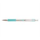 Golyóstoll 0,7mm, pasztell zöld test, Zebra F-301, írásszín kék