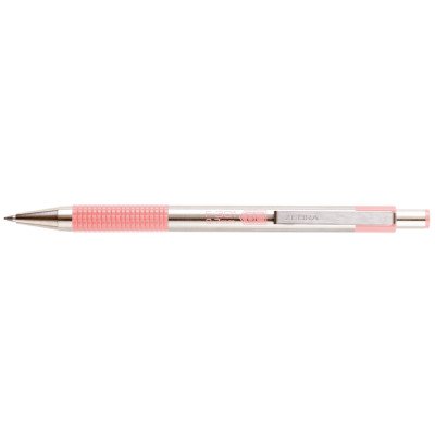 Golyóstoll 0,7mm, pasztell rózsaszín test, Zebra F-301, írásszín kék Golyóstoll 0,7mm, pasztell rózsaszín test, Zebra F-301, írásszín kék