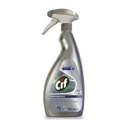 Rozsdamentes acél és üvegtisztító szórófejes 750 ml Stainless Steel&Glass Cif Speciális tisztítószerek Diversey
