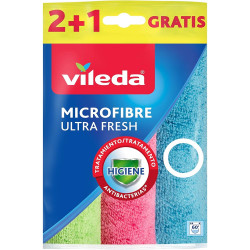 Törlőkendő mikroszálas 3D 3 db/csomag UltraFresh Vileda_F2173V Szivacsok, kendők, súrolók Vileda háztartási