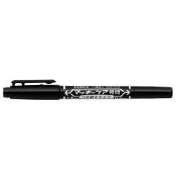 Alkoholos marker Extra fine Zebra MCKIE CARE fekete Permanent marker Zebra
