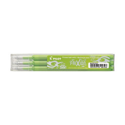 Rollertoll betét, golyóméret 0,7mm, 3 db/csom Pilot Frixion Ball, írásszín világoszöld Tollbetét Pilot