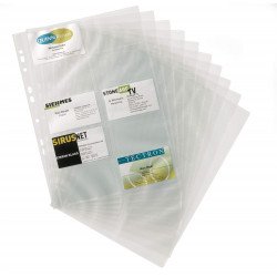 Névjegykártyatartó betét, 80 zseb/betét, 10 betét/csomag Visifix, Durable Névjegykártya tartók Durable