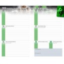 Diák zsebkönyv 125mmx205mm, fehér lapokkal 2026/2027 füzet Realsystem