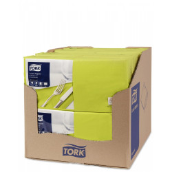 Szalvéta 2 rétegű 1/4 hajtású 32,8 x 32,5 cm 200 lap/csomag Advanced Lunch Tork_477840 lime