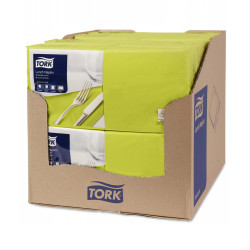 Szalvéta 2 rétegű 1/4 hajtású 32,8 x 32,5 cm 200 lap/csomag Advanced Lunch Tork_477840 lime