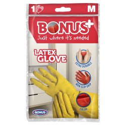 Gumikesztyű M háztartási Bonus_B293 Háztartási kesztyű Bonus