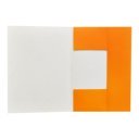 Iratgyűjtő, táblázatos pólyás dosszié A4, 230g. karton Bluering® narancssárga