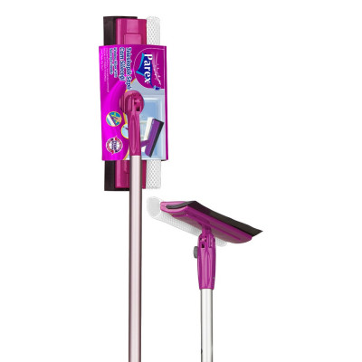 Ablaklehúzó gumis-szivacsos teleszkópos nyéllel 135 cm Parex Ablaklehúzó gumis-szivacsos teleszkópos nyéllel 135 cm Parex