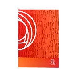 Beírókönyv A5, 96lap, keményfedeles, egyszínű, Bluering kockás Karton beíró Bluering