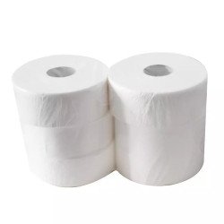 Toalettpapír 2 rétegű közületi átmérő: 23 cm 100 % cellulóz 150 m/tekercs 6 tekercs/karton_hófehér Toalettpapírok Egyéb