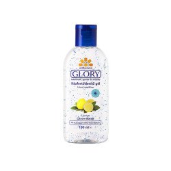 Kéz- és bőrfertőtlenítő gél 100 ml Glory citrom Kézfertőtlenítő gél Glory