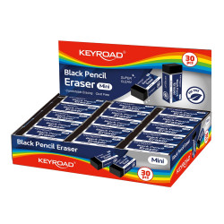 Radír, 30 db/display, Keyroad Tec Black, fekete Radír Keyroad