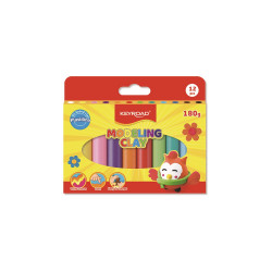 Gyurma készlet, 12 x 15 g, Keyroad Gyurma és kelléke Keyroad