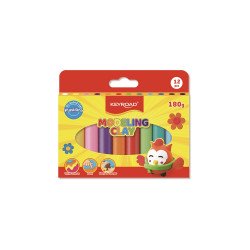 Gyurma készlet, 12 x 15 g, Keyroad Gyurma és kelléke Keyroad