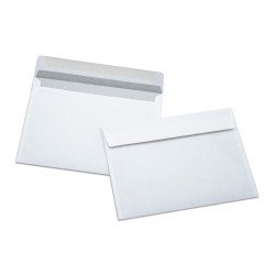 Boríték LC/6 enyvezett bélésnyomott 114x162mm Bluering® fehér Boríték Bluering