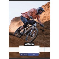 Füzet, A5, sima, 20-32, Vagány minták, 16 db/csomag Nebulo Iskolai füzet Nebulo