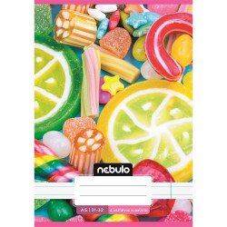 Füzet, A5, 4. osztályos vonalas, 21-32, Cuki minták, II., 16 db/csomag Nebulo Iskolai füzet Nebulo
