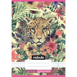 Füzet, A5, 4. osztályos vonalas, 21-32, Cuki minták, II., 16 db/csomag Nebulo Iskolai füzet Nebulo