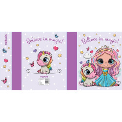 Füzetbox, A5, Princess, Nebulo Tok, tartó, füzetbox Nebulo