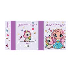 Füzetbox, A5, Princess, Nebulo Tok, tartó, füzetbox Nebulo