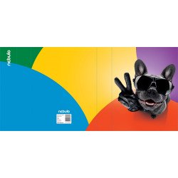 Füzetbox, A5, Menő kutya, Nebulo Tok, tartó, füzetbox Nebulo