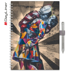 Határidőnapló InSpiral A5 heti, fehér lapokkal Graffiti Dayliner 2026. Határidőnapló Dayliner