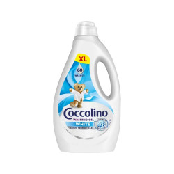 Mosógél 2,72 liter (68 mosás) fehér ruhákhoz Coccolino Care Mosószerek Coccolino