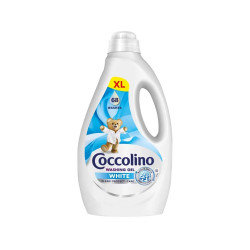 Mosógél 2,72 liter (68 mosás) fehér ruhákhoz Coccolino Care Mosószerek Coccolino