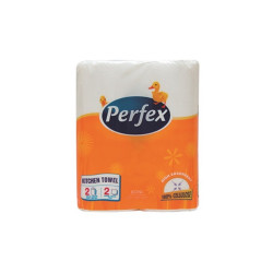 Háztartási papírtörlő kéztörlő 2 rétegű 2 tekercs/csomag 50 lap Boni Perfex Papírtörlők Perfex