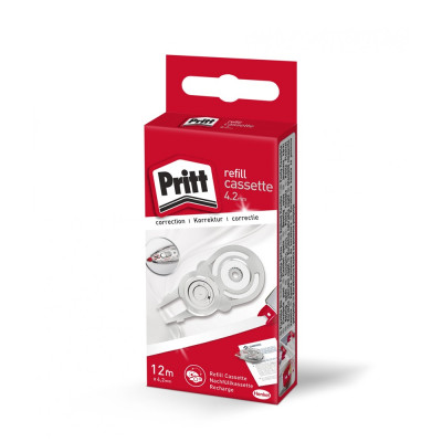 Hibajavító betét utántöltő kazetta 4,2mmx12m rollerhez Pritt Hibajavító betét utántöltő kazetta 4,2mmx12m rollerhez Pritt