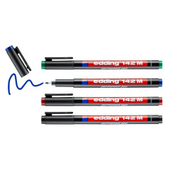 Alkoholos marker készlet 1mm, 142M OHP Edding 4 klf. szín Permanent marker EDDING