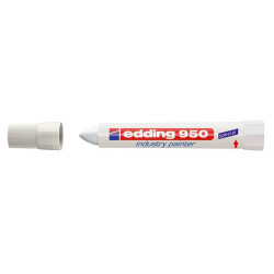 Alkoholos jelölő marker 10mm, kúpos Edding 950 fehér Permanent marker EDDING