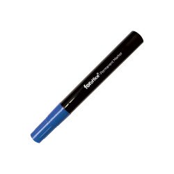 Alkoholos marker 1,5-3mm, kerek hegyű, Foroffice, kék Permanent marker Foroffice