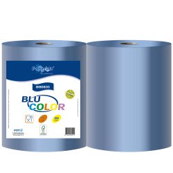 Kéztörlő 3 rétegű tekercses átmérő: 26 cm 100% cellulóz 192 m/tekercs 2 tekercs/csomag BLU COLOR Paperdi_BIBS800 kék Papírtörlők Paperdi