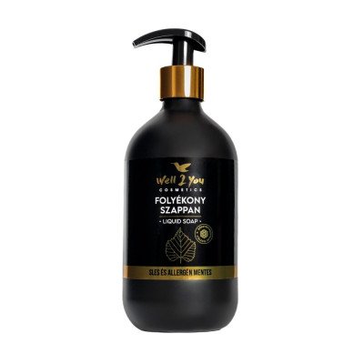 Folyékony szappan pumpás 500 ml allergén illatmentes WELL2you Folyékony szappan pumpás 500 ml allergén illatmentes WELL2you