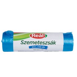 Szemeteszsák 20 liter 49 x 50 cm 20 db/tekercs kék Szemeteszsák Egyéb