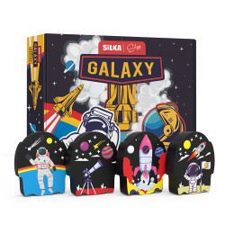 Radír, galaxis, 36 db/display, Silka Radír Silka