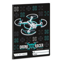 Füzet iskolai A5, 32lap, vonalas 14-32 1.osztályos Ars Una DRONE RACER (5131) 22 10db/csomag Iskolai füzet Ars Una