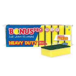 Mosogatószivacs 10 db/csomag BonusPRO Heavy Duty B520 Szivacsok, kendők, súrolók Bonus