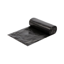 Szemeteszsák 20 liter 50 x 50 cm 10 mikron 20 db/tekercs fekete Szemeteszsák Egyéb