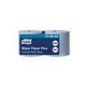 Ipari törlő 2 rétegű tekercses átmérő: 26,2 cm 750 lap/255 méter/tekercs 2 tek/karton Premium Plus W1/2 Tork_130052 kék