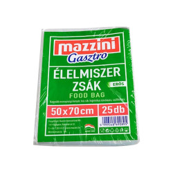 Élelmiszerzsák 50 x 70 cm 25 db/tekercs 20 tekercs/karton Zacskó, tasak, táska Mazzini