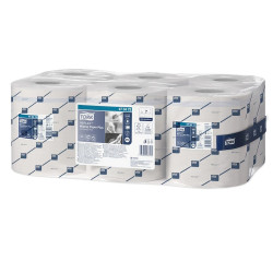 Kéztörlő 2 rétegű plusz belsőmagos 450 lap/150 m/tekercs 6 tekercs/karton Reflex™ M4 Tork_ 473472 fehér Papírtörlők TORK