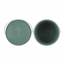 Vödör 10 literes műanyag fedél nélkül fém füllel újrahasznosított Vödrök, lapátok Egyéb