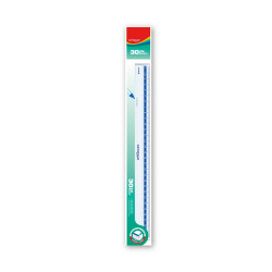 Vonalzó 30 cm, klasszikus Keyroad Vonalzó, szögmérő Keyroad